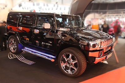 hummer h2 carshow